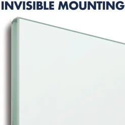 Quartet® InvisaMount™ Magnetic Unframed Dry-Erase Whiteboard, 85