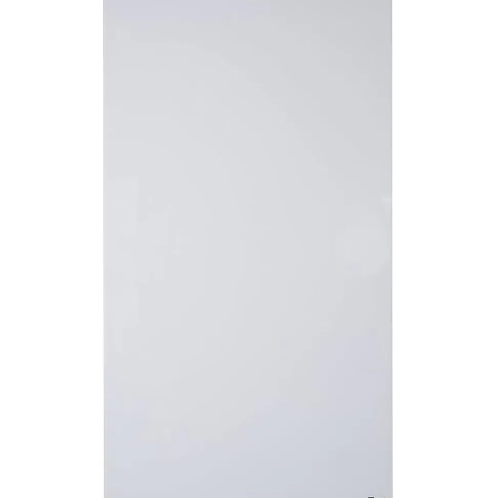 Quartet InvisaMount Vertical Glass Dry-Erase Board - 28x50 - 50" (4.2 ft)x 28" (2.3 ft) - White Glass Surface - Rectangle - Vertical - Magnetic
