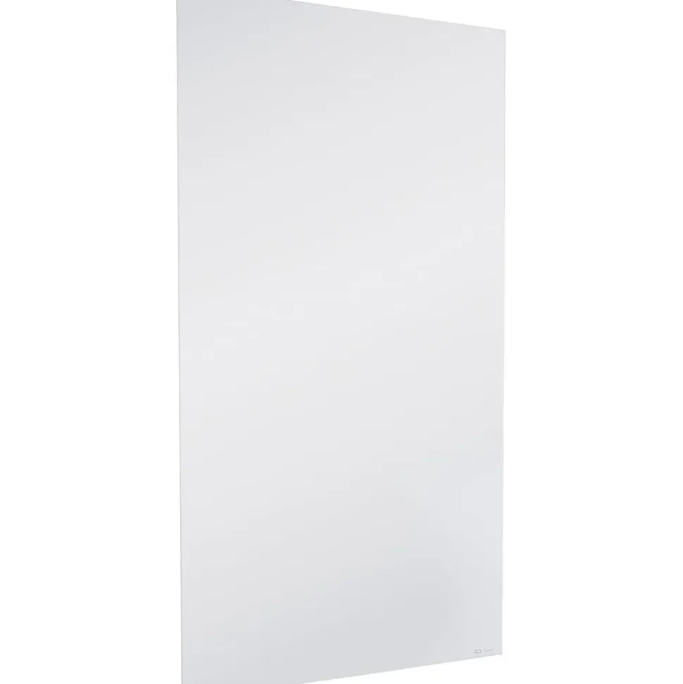 Quartet InvisaMount Vertical Glass Dry-Erase Board - 42x72 - 72" (6 ft)x 42" (3.5 ft) - White Glass Surface - Rectangle - Vertical - Magnetic - 1 Each