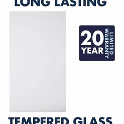 Quartet InvisaMount Vertical Glass Dry-Erase Board - 42x72 - 72
