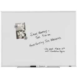 Quartet® Magnetic Dry-Erase Whiteboard, 17" x 23", Aluminum Frame With Silver Finish