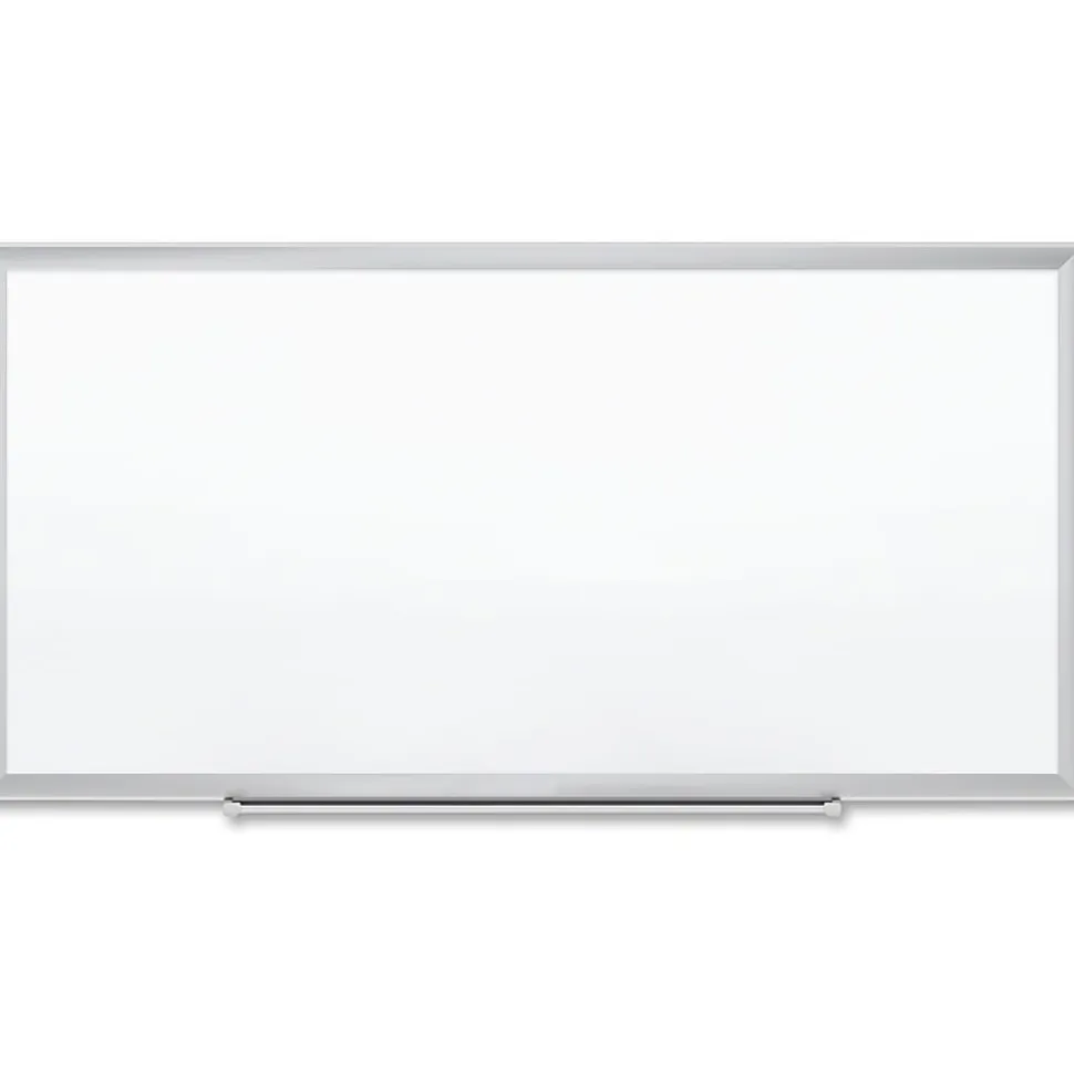 Quartet® Magnetic Porcelain Dry-Erase Whiteboard, 48" x 96", Aluminum Frame With Silver Finish