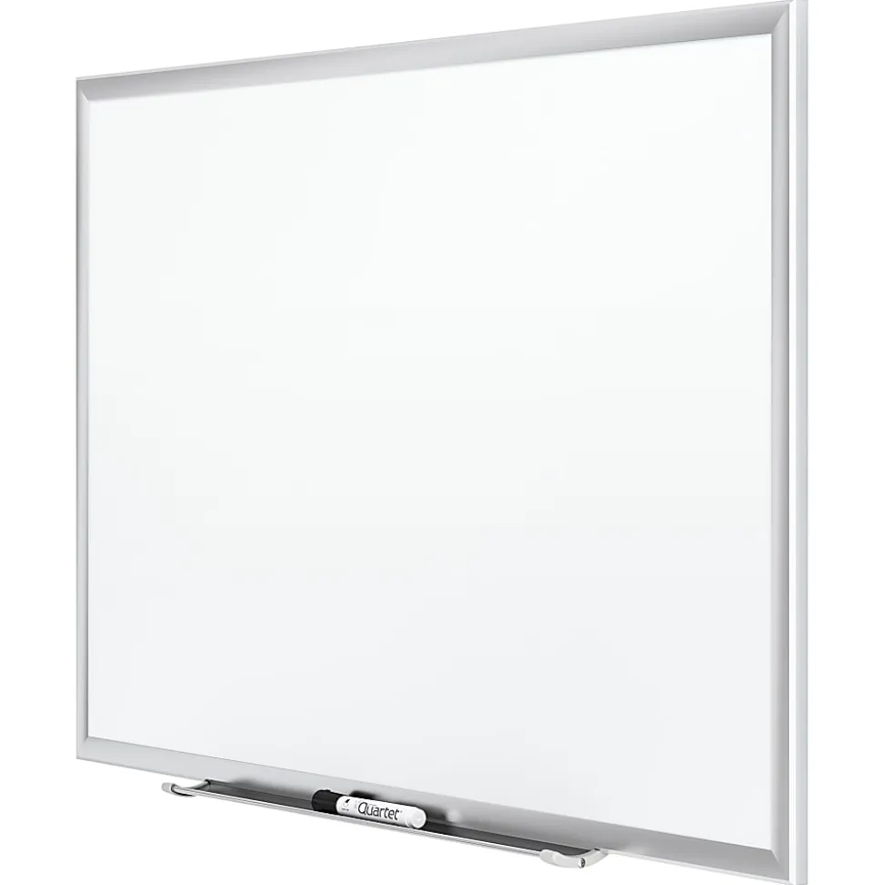 Quartet® Magnetic Porcelain Dry-Erase Whiteboard, 24" x 36", Aluminum Frame With Silver Finish