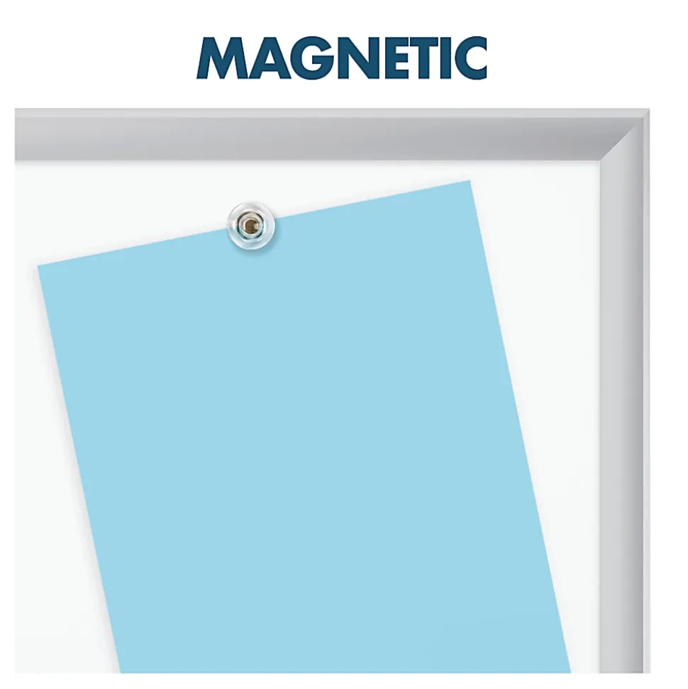 Quartet® Magnetic Porcelain Dry-Erase Whiteboard, 24" x 36", Aluminum Frame With Silver Finish