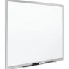 Quartet® Magnetic Porcelain Dry-Erase Whiteboard, 36" x 48", Aluminum Frame With Silver Finish