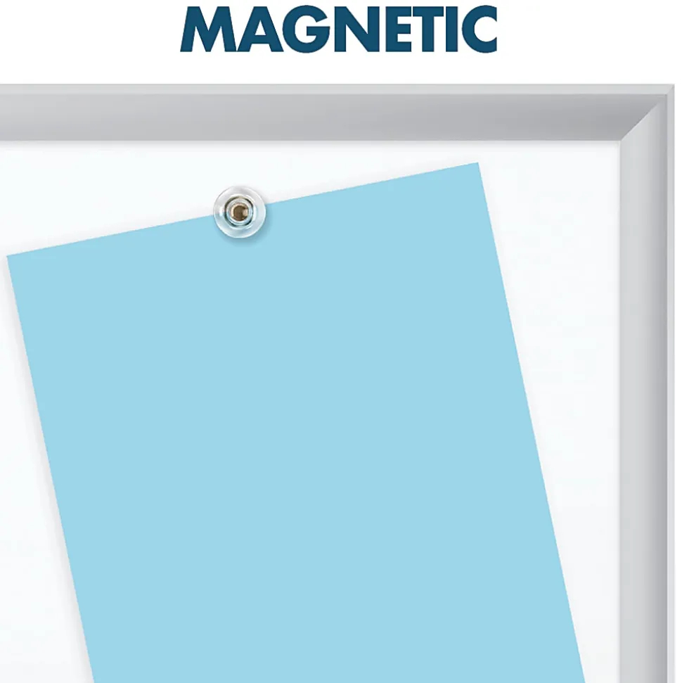 Quartet® Magnetic Porcelain Dry-Erase Whiteboard, 36" x 48", Aluminum Frame With Silver Finish