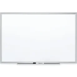 Quartet® Magnetic Porcelain Dry-Erase Whiteboard, 48" x 72", Aluminum Frame With Silver Finish