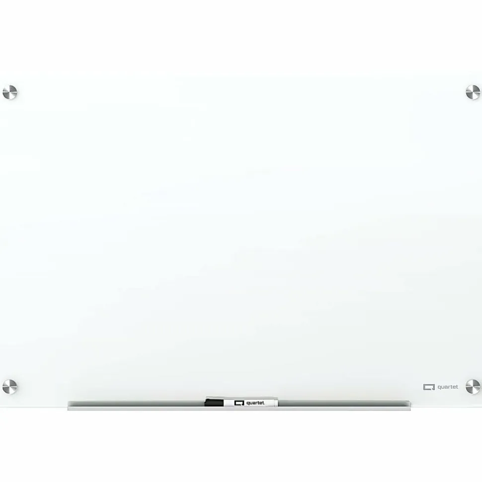 Quartet® Magnetic Unframed Dry-Erase Whiteboard, 72" x 48", Brilliance White