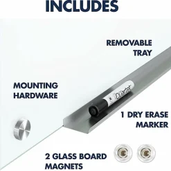 Quartet® Magnetic Unframed Dry-Erase Whiteboard, 48