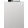 Quartet® Magnetic Unframed Melamine Dry-Erase Whiteboard, 8 1/2" x 11", Silver