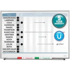 Quartet® Matrix® Magnetic Dry-Erase In/Out Board, 23