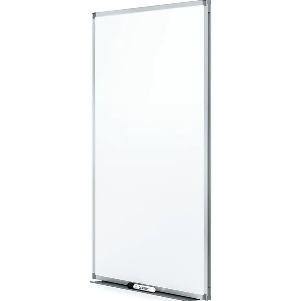 Quartet® Melamine Dry-Erase Whiteboard, 24" x 36", Aluminum Frame With Silver Finish