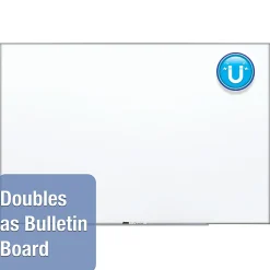 Quartet® Nano Magnetic Dry-Erase Whiteboard, 72" x 48", Aluminum Frame With Silver Finish