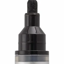 Quartet® Premium Glass Board Dry-Erase Markers, Bullet Tip, Black, Pack Of 12