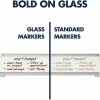 Quartet Premium Glass Board Dry-erase Markers - Erasable - Black, Blue, Red, Green Ink - Liquid - 6 / Pack