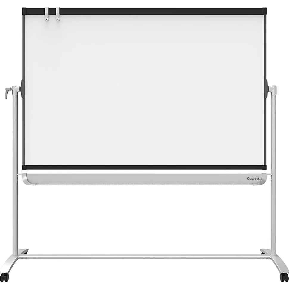Quartet® Prestige® 2 Magnetic Dry-Erase Whiteboard With Mobile Easel, 72" x 48", Plastic Frame With Graphite Finish