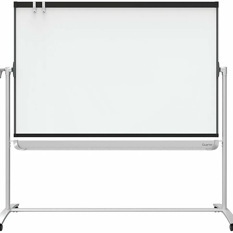 Quartet® Prestige® 2 Magnetic Dry-Erase Whiteboard With Mobile Easel, 72" x 48", Plastic Frame With Graphite Finish