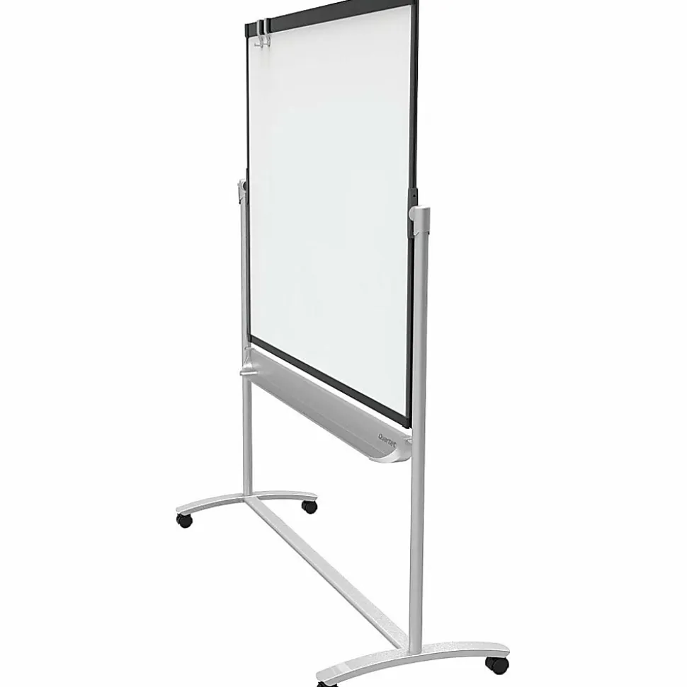 Quartet® Prestige® 2 Magnetic Dry-Erase Whiteboard With Mobile Easel, 72" x 48", Plastic Frame With Graphite Finish
