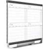 Quartet® Prestige® 2 Magnetic Four Month Calendar Board, 4' x 3', Total Erase® Surface - Monthly - 4 Month - 4MCP43P2