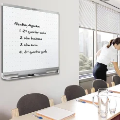Quartet® Prestige™ 2 Magnetic Total Erase® Dry-Erase Whiteboard, 48