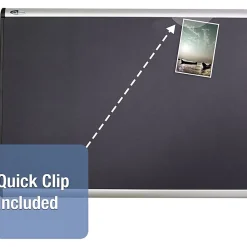 Quartet® Prestige Plus™ Magnetic Fabric Bulletin Board, 36