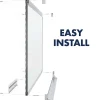 Quartet® Prestige™ 2 Total Erase® Melamine Dry-Erase Whiteboard, 72" x 48", Wood Frame With Mahogany Finish