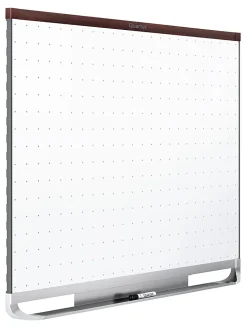 Quartet® Prestige™ 2 Total Erase® Melamine Dry-Erase Whiteboard, 72" x 48", Wood Frame With Mahogany Finish