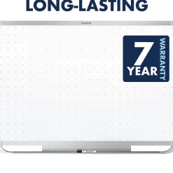 Quartet® Prestige™ 2 Total Erase® Melamine Dry-Erase Whiteboard, 72" x 48", Aluminum Frame With Silver Finish