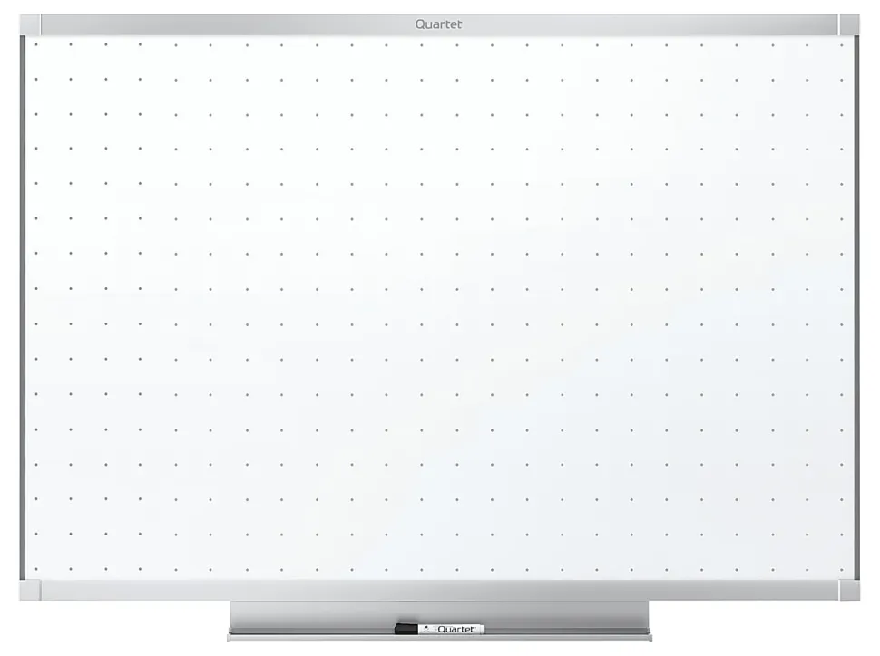 Quartet® Prestige™ 2 Total Erase® Melamine Dry-Erase Whiteboard, 72" x 48", Aluminum Frame With Silver Finish
