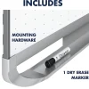 Quartet® Prestige™ 2 Total Erase® Melamine Dry-Erase Whiteboard, 48" x 36", Aluminum Frame With Silver Finish