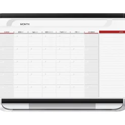 Quartet® Prestige™ 2 Total Erase® Magnetic Project Planner/Monthly Calendar Dry-Erase Whiteboard, 36