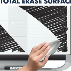 Quartet® Prestige™ 2 Total Erase® Magnetic Project Planner/Monthly Calendar Dry-Erase Whiteboard, 36