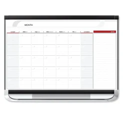 Quartet® Prestige™ 2 Total Erase® Magnetic Project Planner/Monthly Calendar Dry-Erase Whiteboard, 36