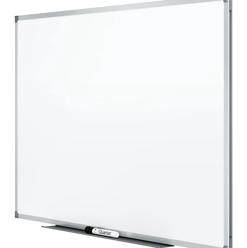 Quartet® Standard DuraMax® Porcelain Magnetic Dry-Erase Whiteboard, 96" x 48", Aluminum Frame With Silver Finish