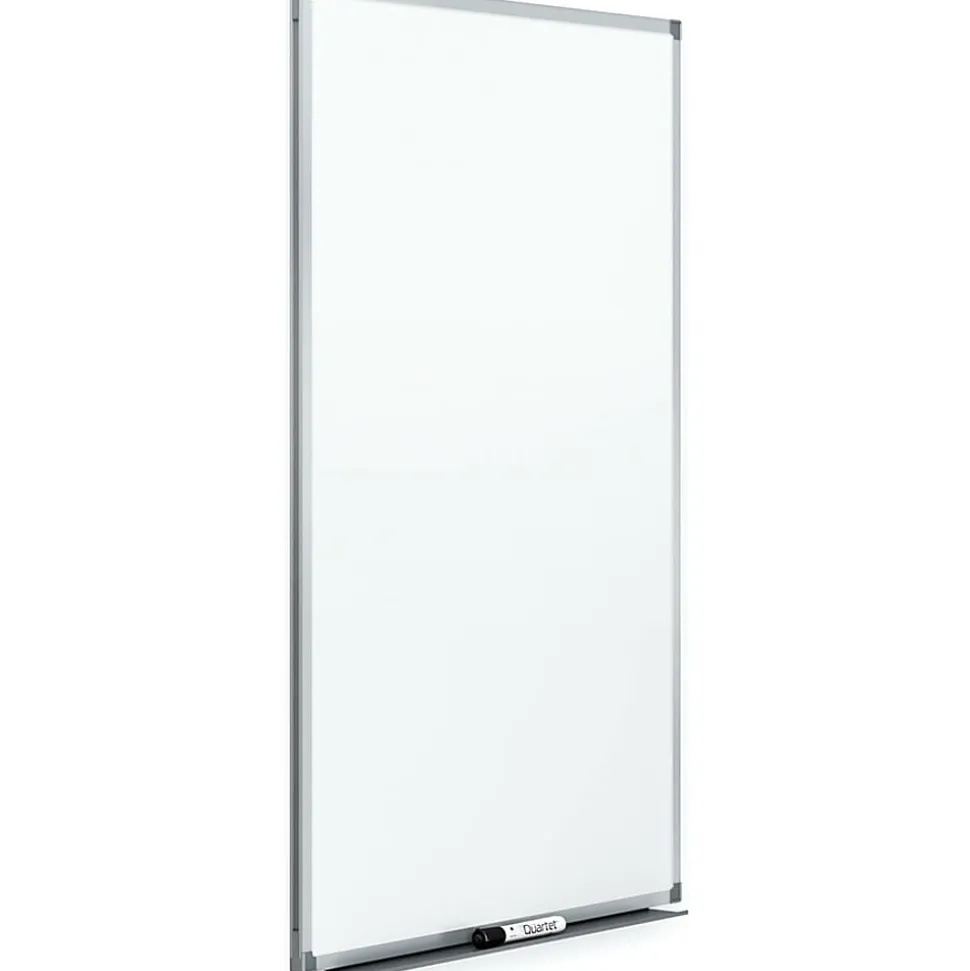 Quartet® Standard DuraMax® Porcelain Magnetic Dry-Erase Whiteboard, 96" x 48", Aluminum Frame With Silver Finish