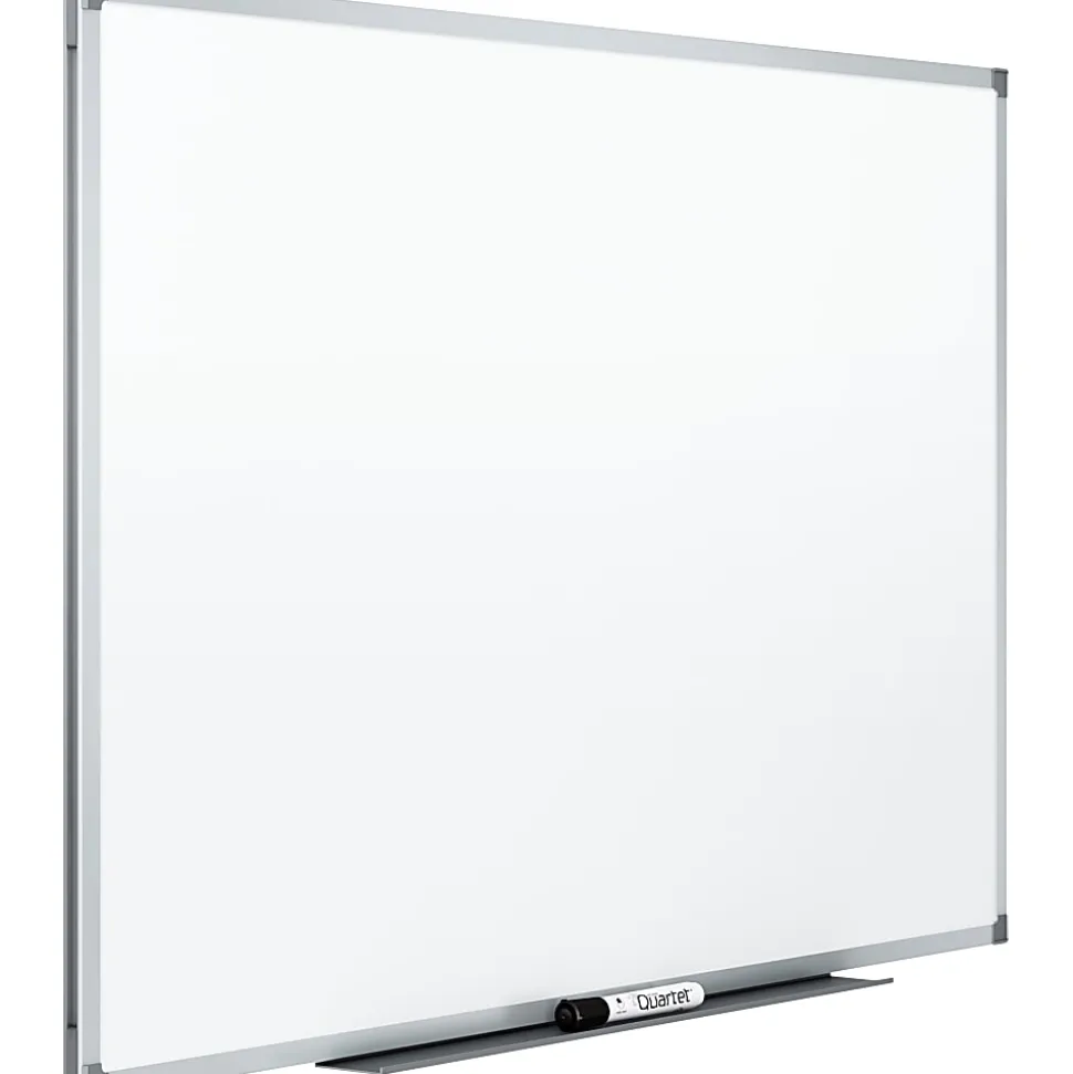 Quartet® Standard DuraMax® Porcelain Magnetic Dry-Erase Whiteboard, 96" x 48", Aluminum Frame With Silver Finish