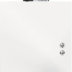 Quartet® Unframed Tile Magnetic Dry-Erase Whiteboard, 14" x 14", White