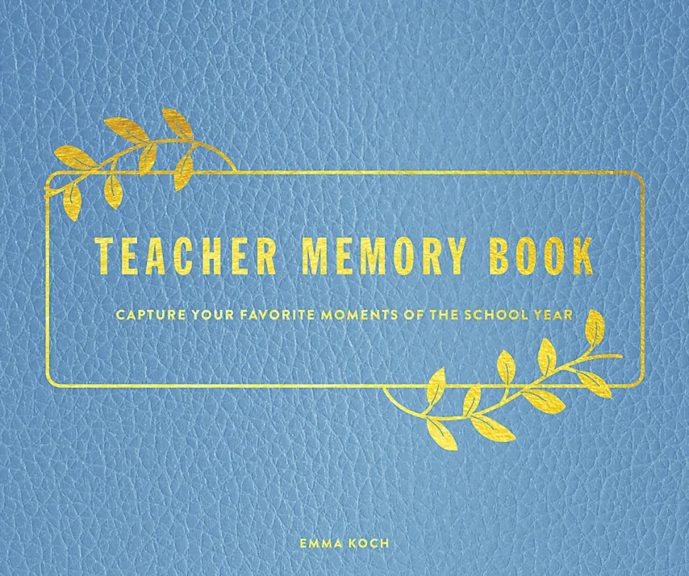 Quarto Publishing Teachers Memory Book, 9-1/4" x 7-3/4", 160 Pages, Blue