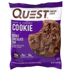 Quest Double Chocolate Chip Protein Cookies, 2.08 Oz, Total Qty 12