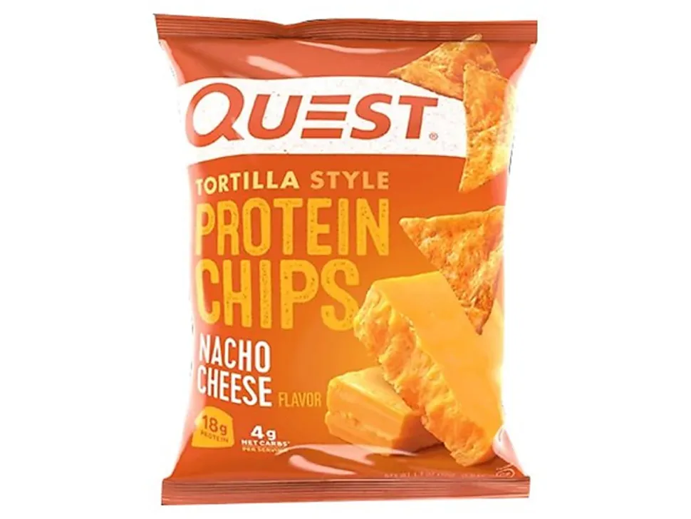 Quest Nacho Protein Tortilla Chips, 1.1 Oz, Pack Of 8 Bags