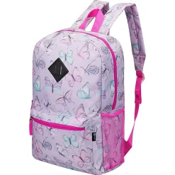 Quest 4-Piece Backpack Combo, Purple Butterfly