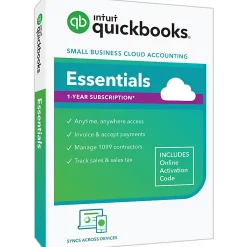 QuickBooks® Online Essentials 2023 For PC, 1-Year Subscription, Windows® 10, Product Key