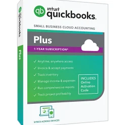 QuickBooks® Online Plus 2023 For PC, 1-Year Subscription, Windows® 10, Product Key