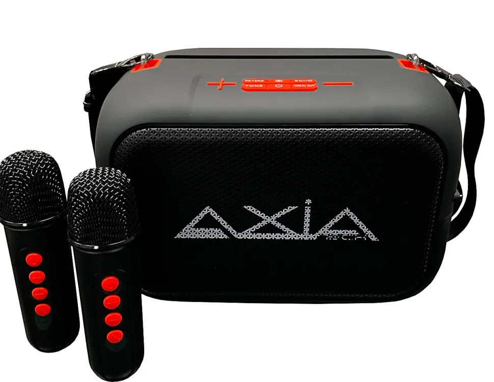 Quick Communication Corp. AIXA Tech Wireless Speakers, Black