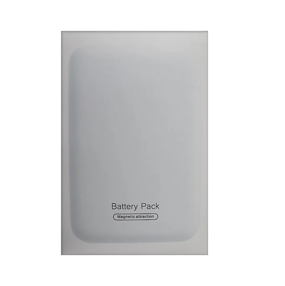 Quick Communication Corp. External Battery Pack With Magnetic Attraction For iPhone , White, 78453