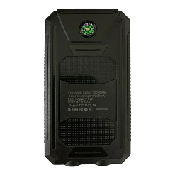 Quick Communication Corp. Â High Capacity Solar Charger, Black, 78439