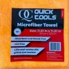 Quick Communication Corp. Microfiber Towel, Orange, Total Qty 1