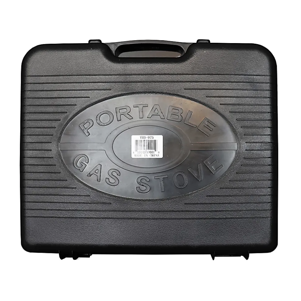 Quick Communication Corp. Quick Tools Portable 1-Burner Gas Stove, Black
