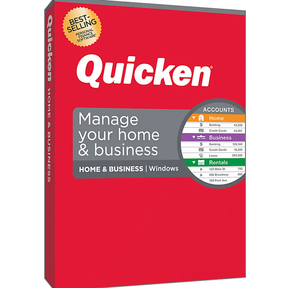 QUICKEN HOME & BUSINESS 1YR WIN