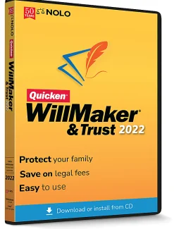 Quicken® WillMaker & Trust, 2022, Windows®/Mac, CD/Product Key